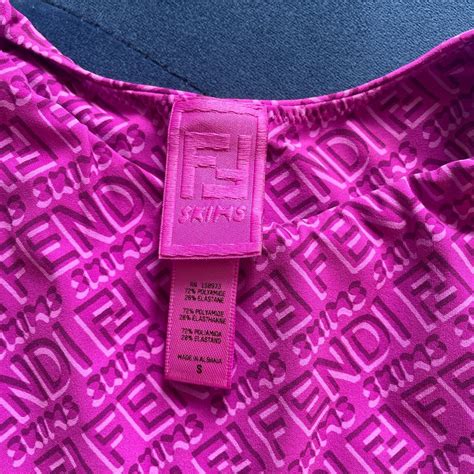 fendi skims bodysuit pink